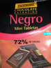 Chocolate extrafino negro mini tabletas - Producto