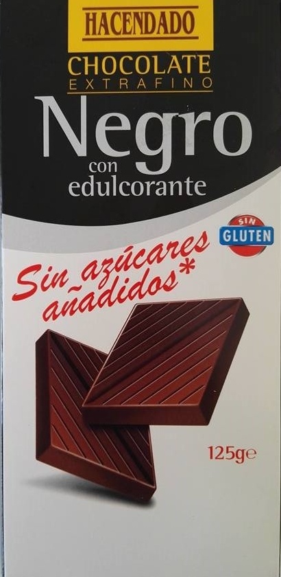 Chocolate negro extrafino con edulcorante - Producte - es