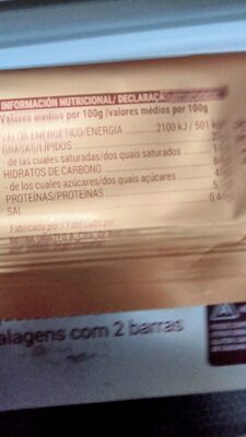 Choco galleta - Ingredients - es