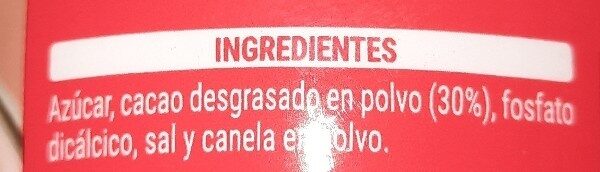 Cacao - Ingredients - es