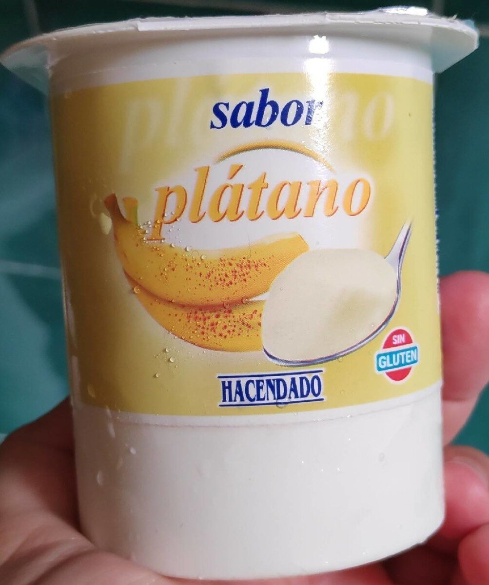 Yogur sabor plátano - Producte - es