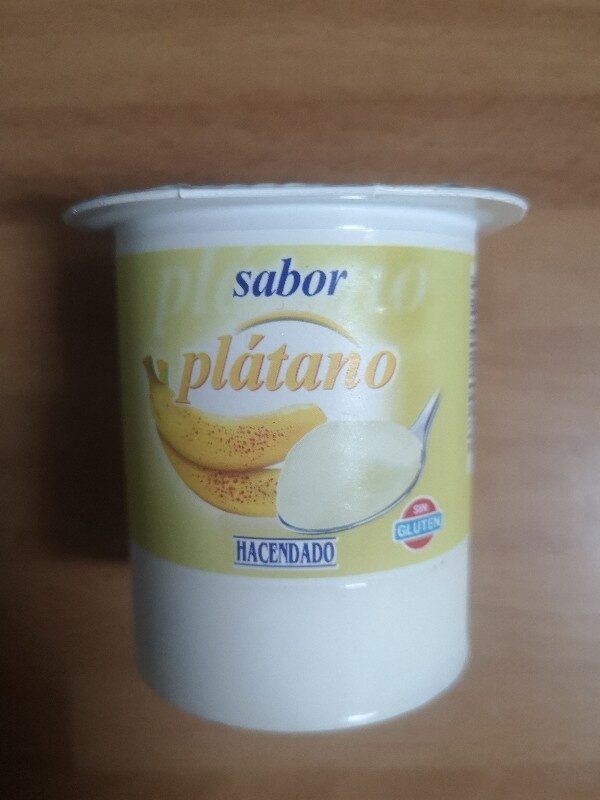 Yogur sabor plátano - Ingredients - es