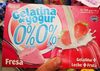 Gelatina de yogur 0% fresa - Producto