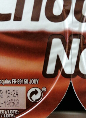 Chocolate nata - Wiederverwertungsanweisungen und/oder Verpackungsinformationen - es
