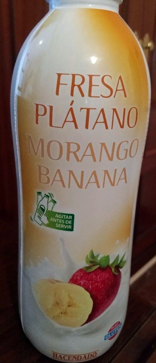 Bebida láctea de fresa y plátano - Produkt - es