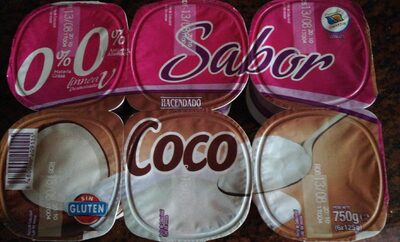 Yogur sabor coco 0% - Producte - es