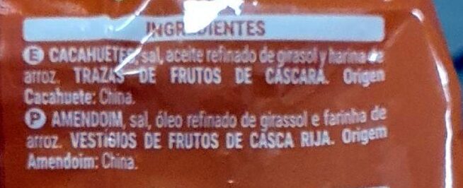 Cacahuete frito - Ingredients - es
