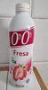 Yogur desnatado para beber con fresa - Produit