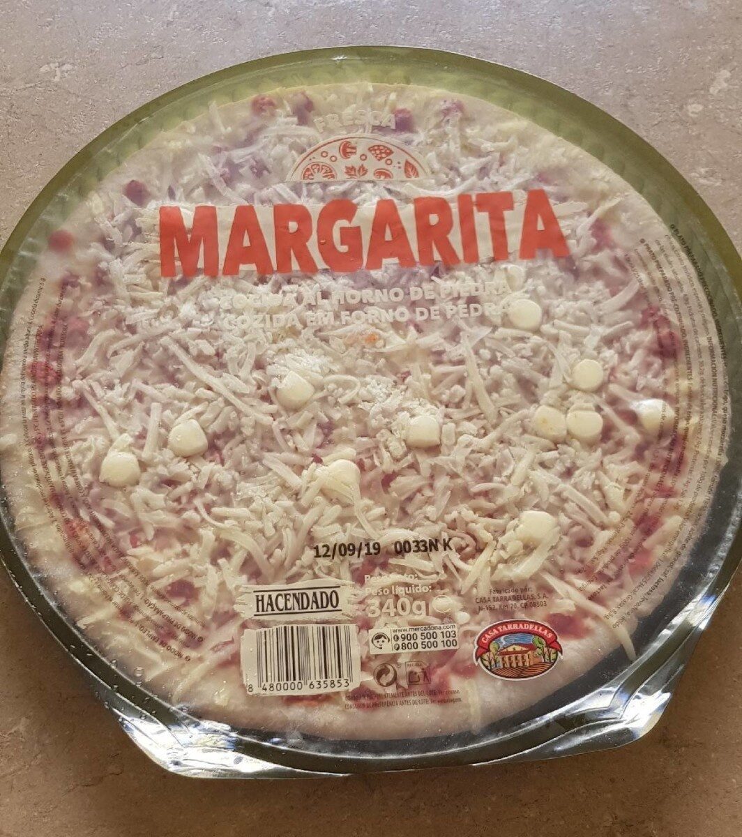 Pizza margarita - Producte - en