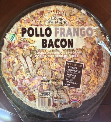 Pizza Pollo Bacon - Product - es