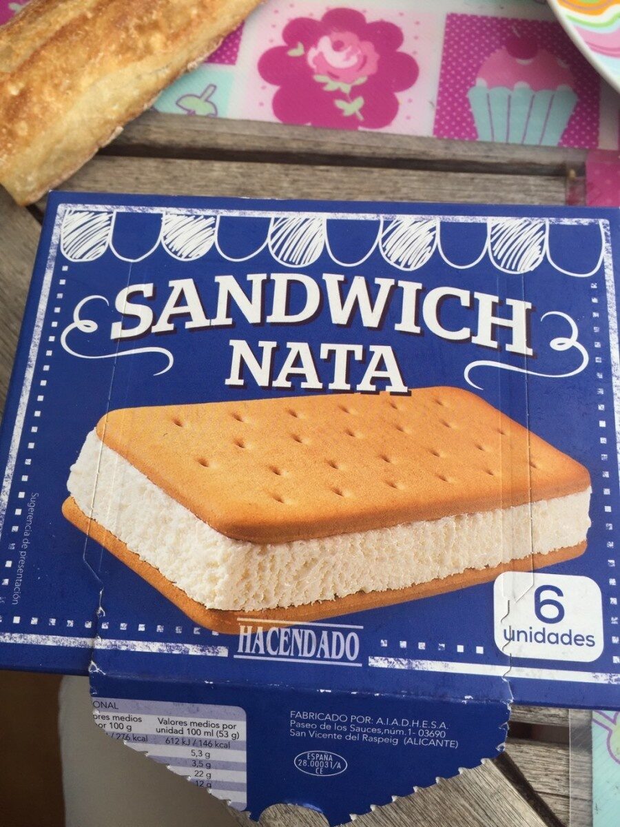 Sandwich nata - Product - es