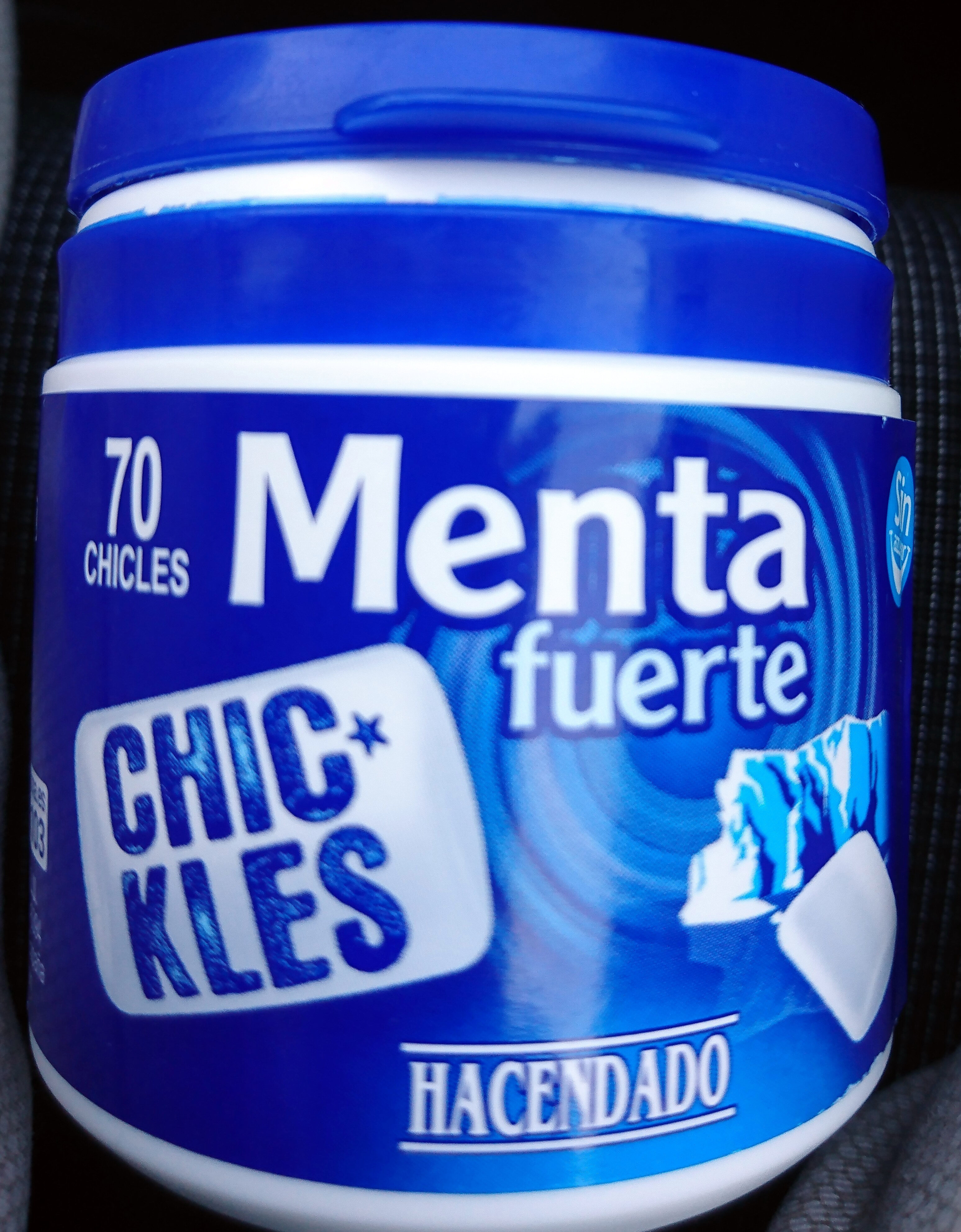 Chicles menta fuerte - Producto
