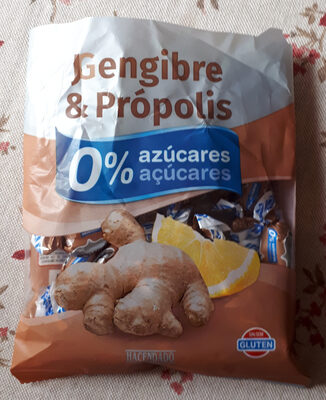 Caramelos jengibre & própolis 0% azúcares - Produkt - es
