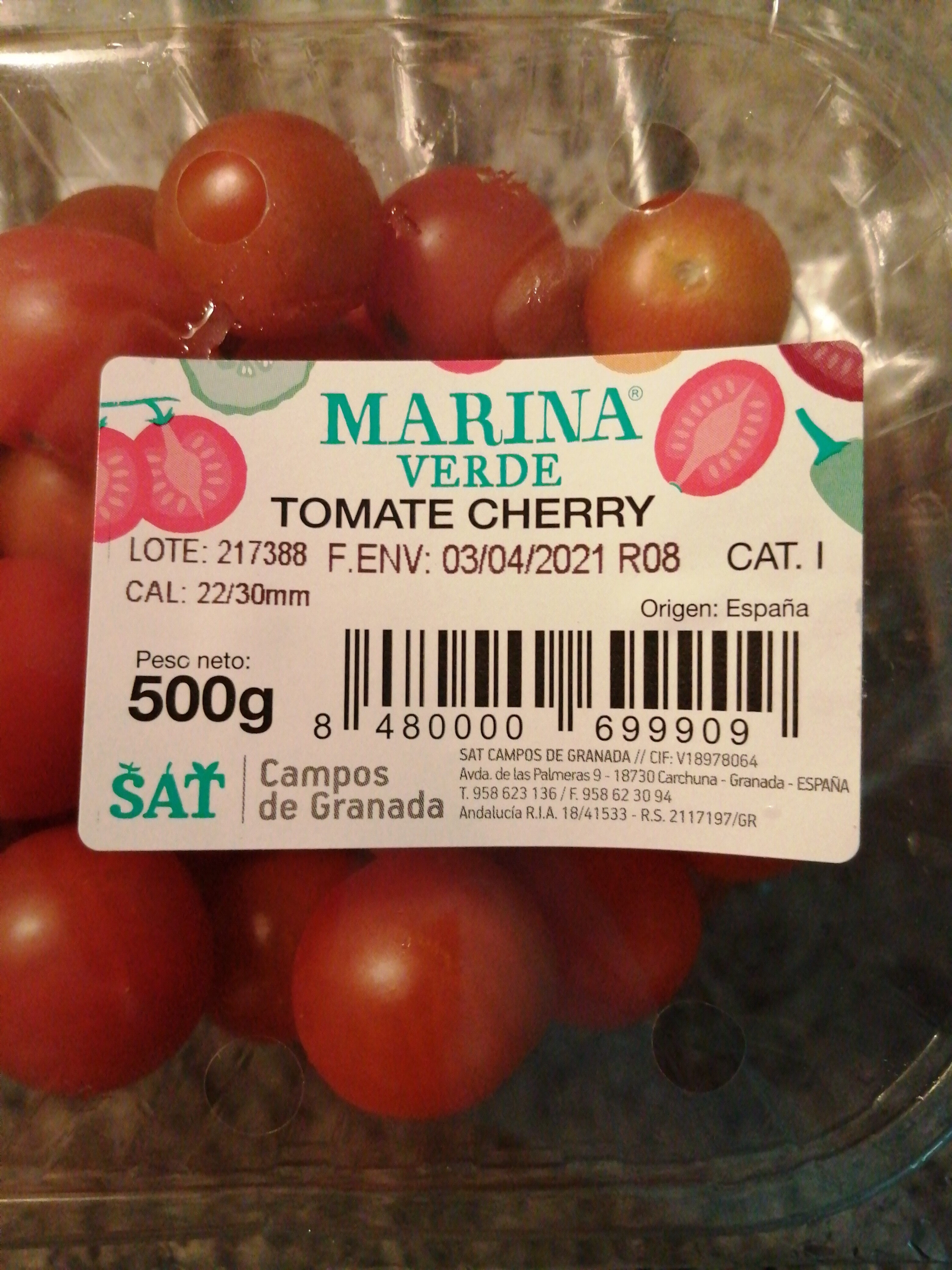 Tomate Cherry - Producto