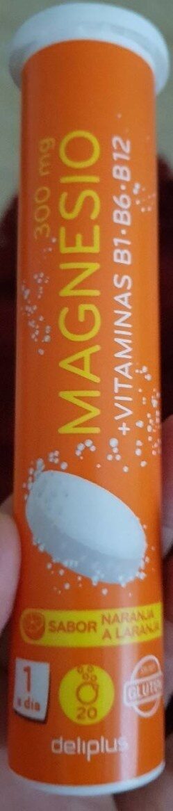 Magnesio + Vitaminas B1 B6 B12 sabor Naranja - Producto