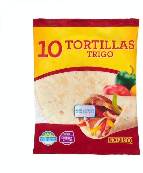 10 Tortillas Trigo - Produto - es