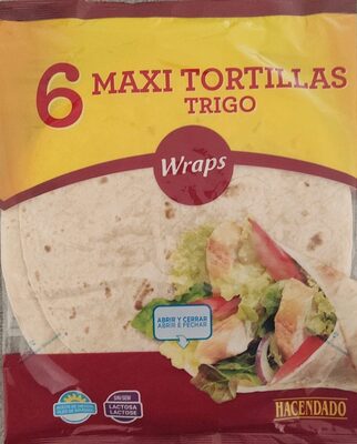 Maxi tortillas - Producto