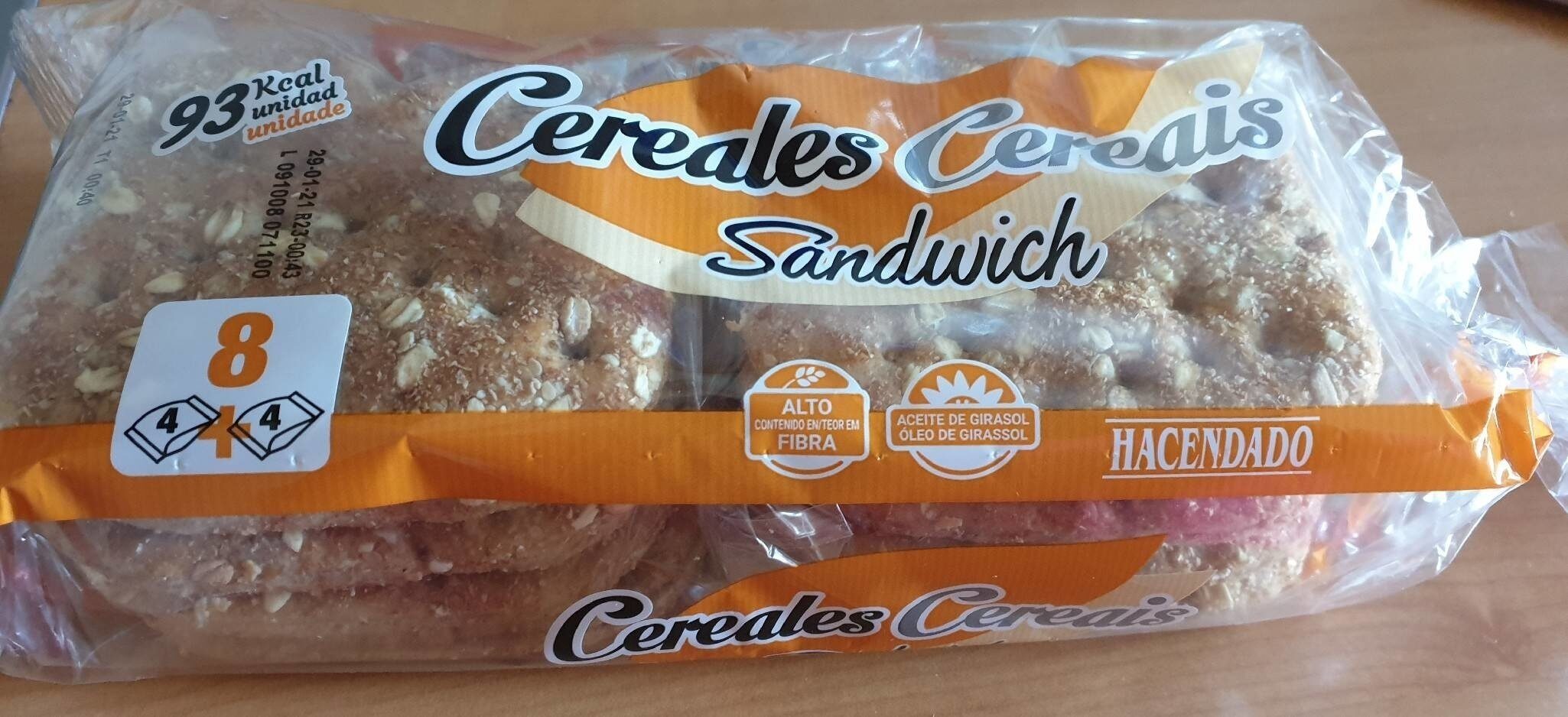Sándwich Cereales - Producte - es