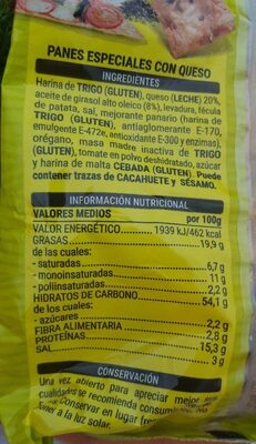 Anitines - Nutrition facts - fr