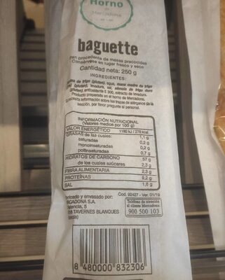 Baguette - Producto
