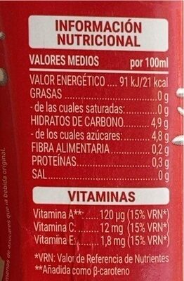 Melón y Sandía - Tableau nutritionnel - es