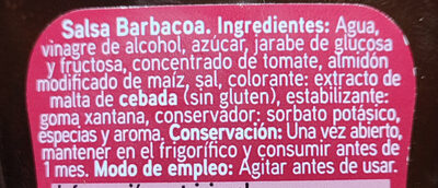 Salsa Barbacoa - Ingredients