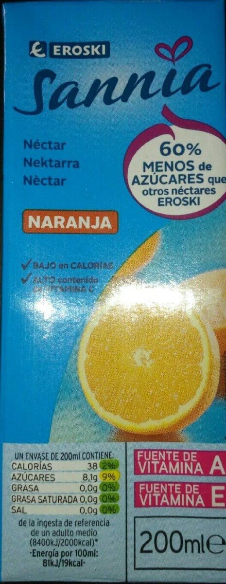 Néctar de naranja sin azucares - Produit - es