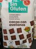 Cereales rellenos de cacao con avellanas sin gluten - Produit