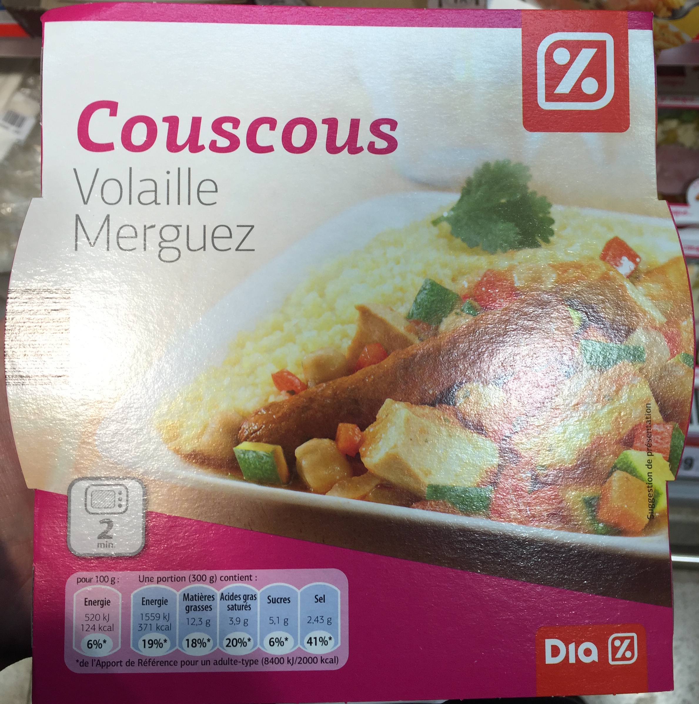 Couscous Volaille Merguez - Produit