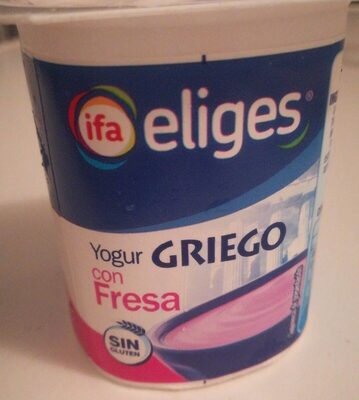 Yogur griego con fresa - Producte - es