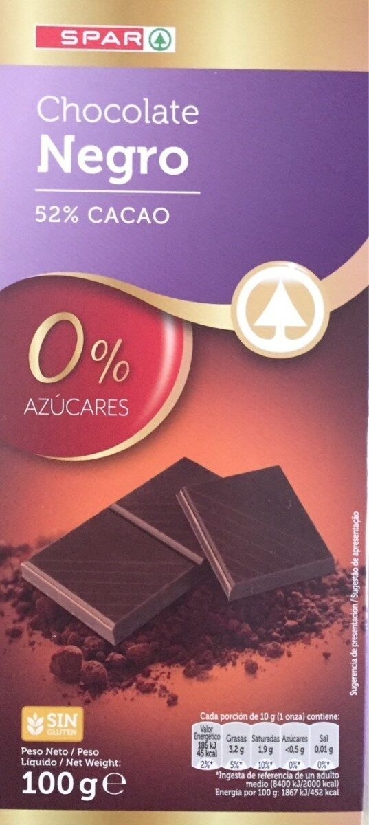 Chocolate Negro - Producte - es