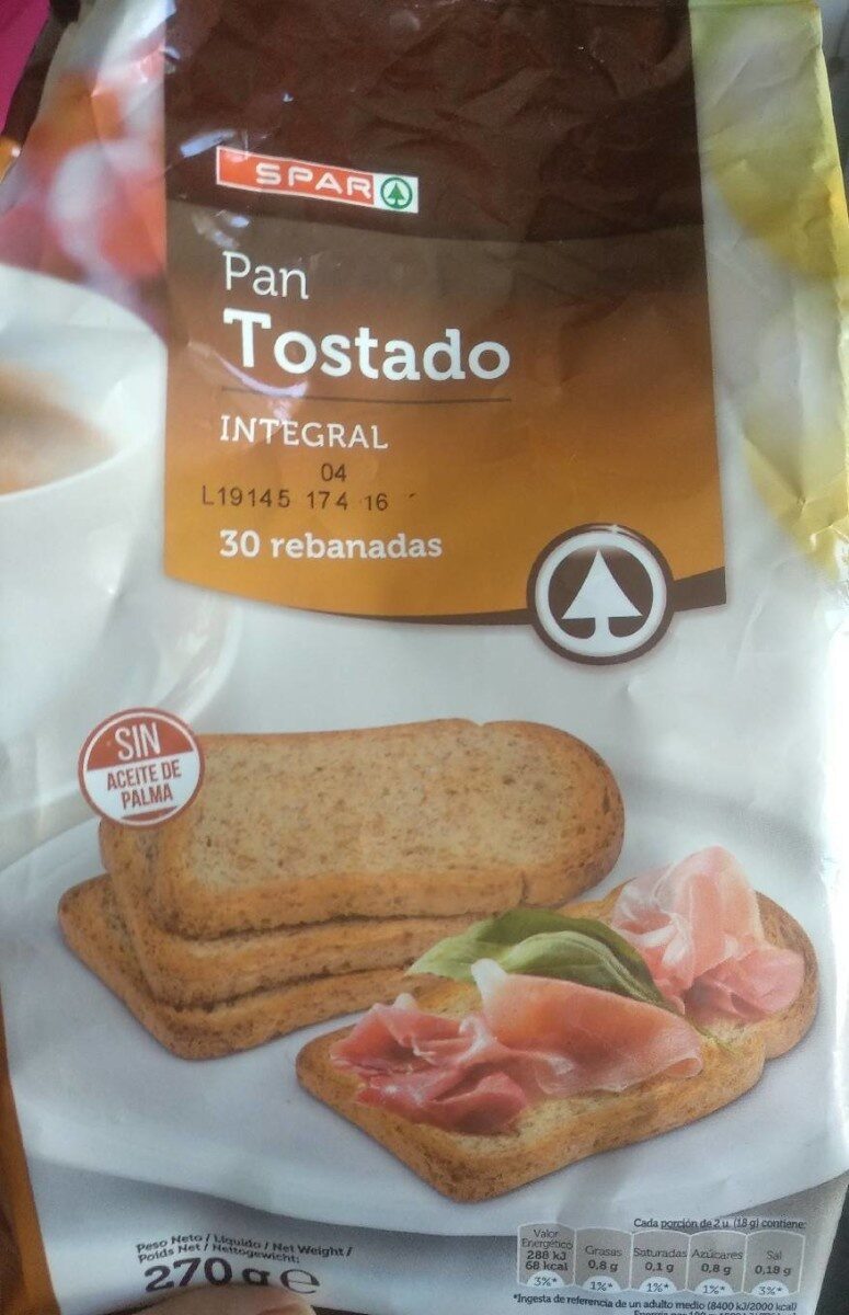 Pan tostado integral - Producte - es