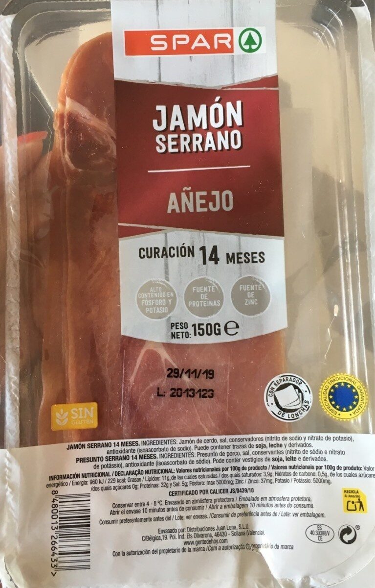 Jamón Serrano - Produit