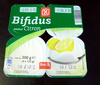 Bifidus saveur Citron - Produit