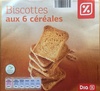 Biscottes aux 6 céréales - Product