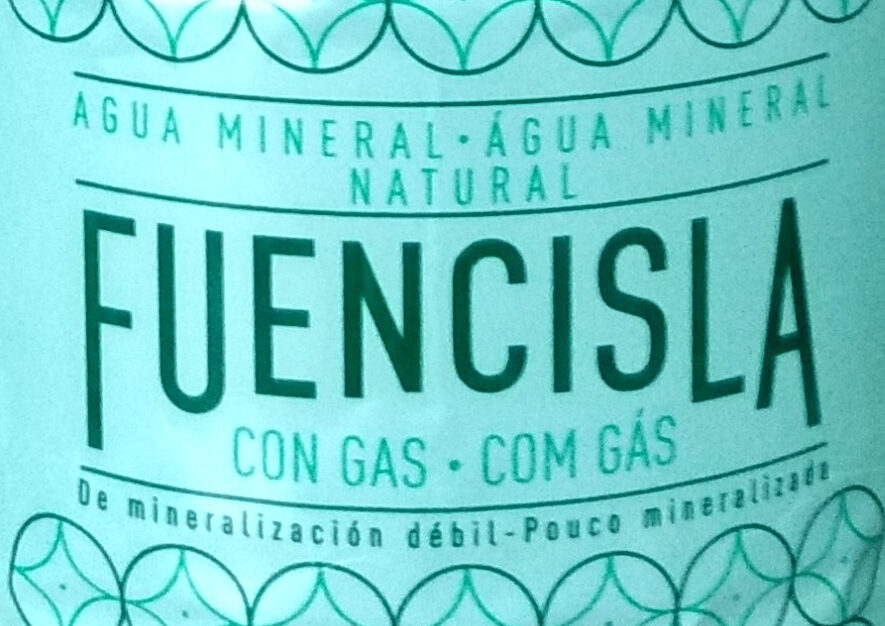 Agua Mineral Natural Fuencisla - Ingredients - es