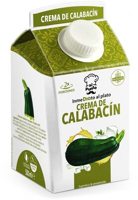 Crema de Calabacín - Producto
