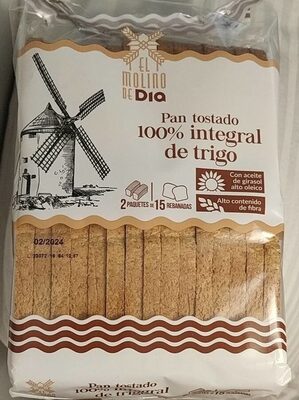 Pan tostado 100 integral - Producte - fr