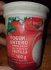 Yogurt entero endulzado con trozos de frutilla marca Dia% - Produit