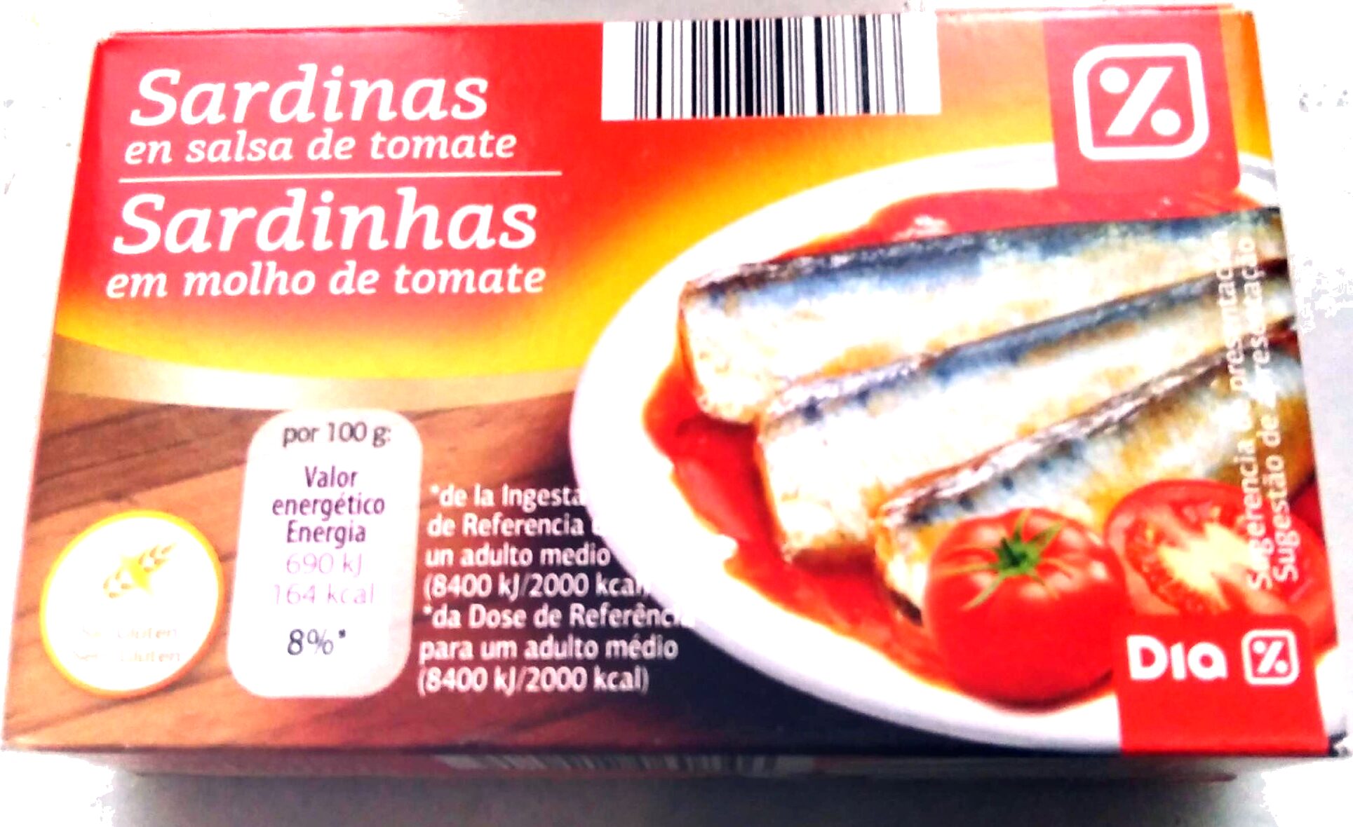 Sardinas en salsa de tomate - Product - es