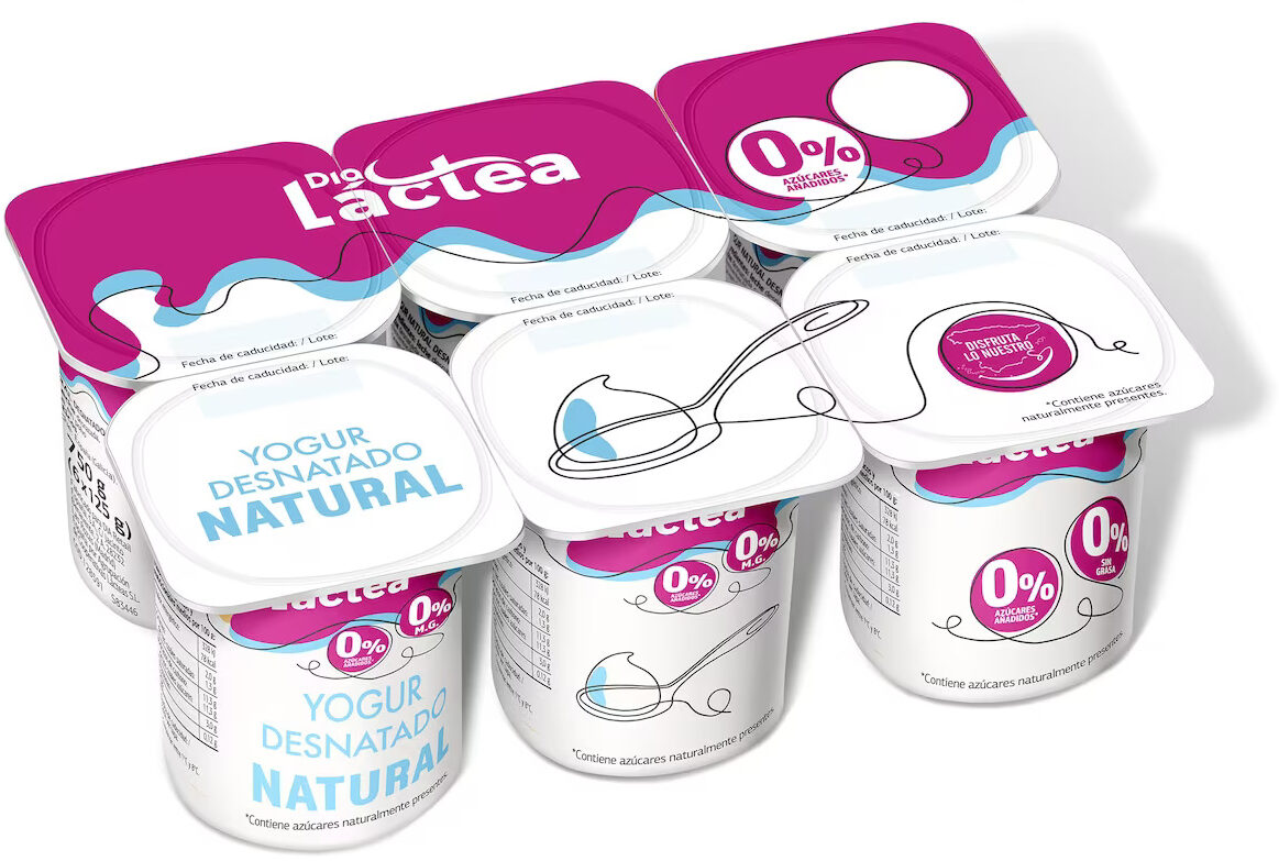 Yogur natural desnatado 0% - Producto