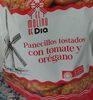 Panecillos tostados con tomate y orégano - Produit