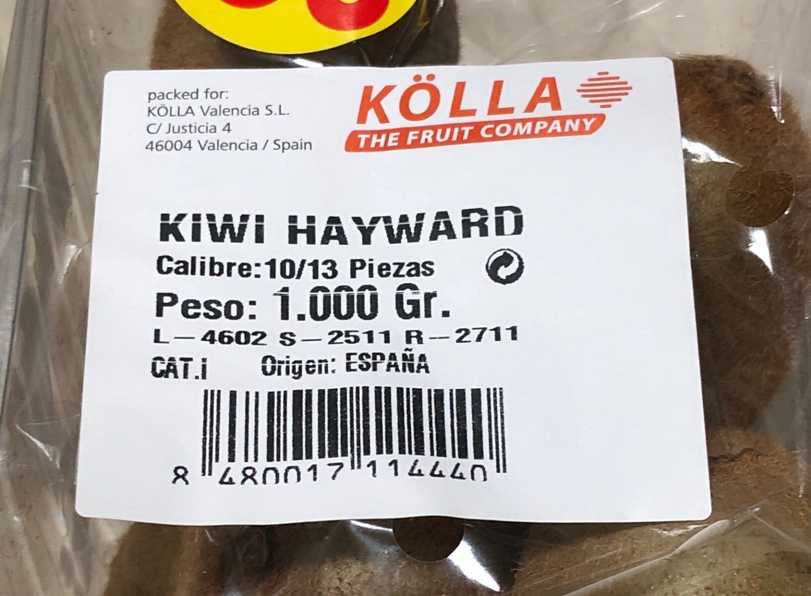 Kiwi - Producto