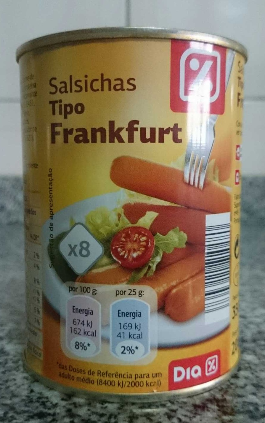 Salsichas tipo Frankfurt - Produto