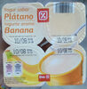 Yogur sabor plátano - Producto