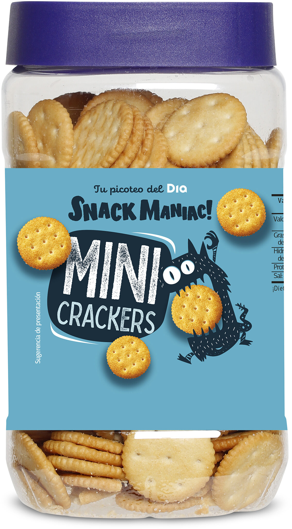 Mini galletas saladas crackers - Product - es