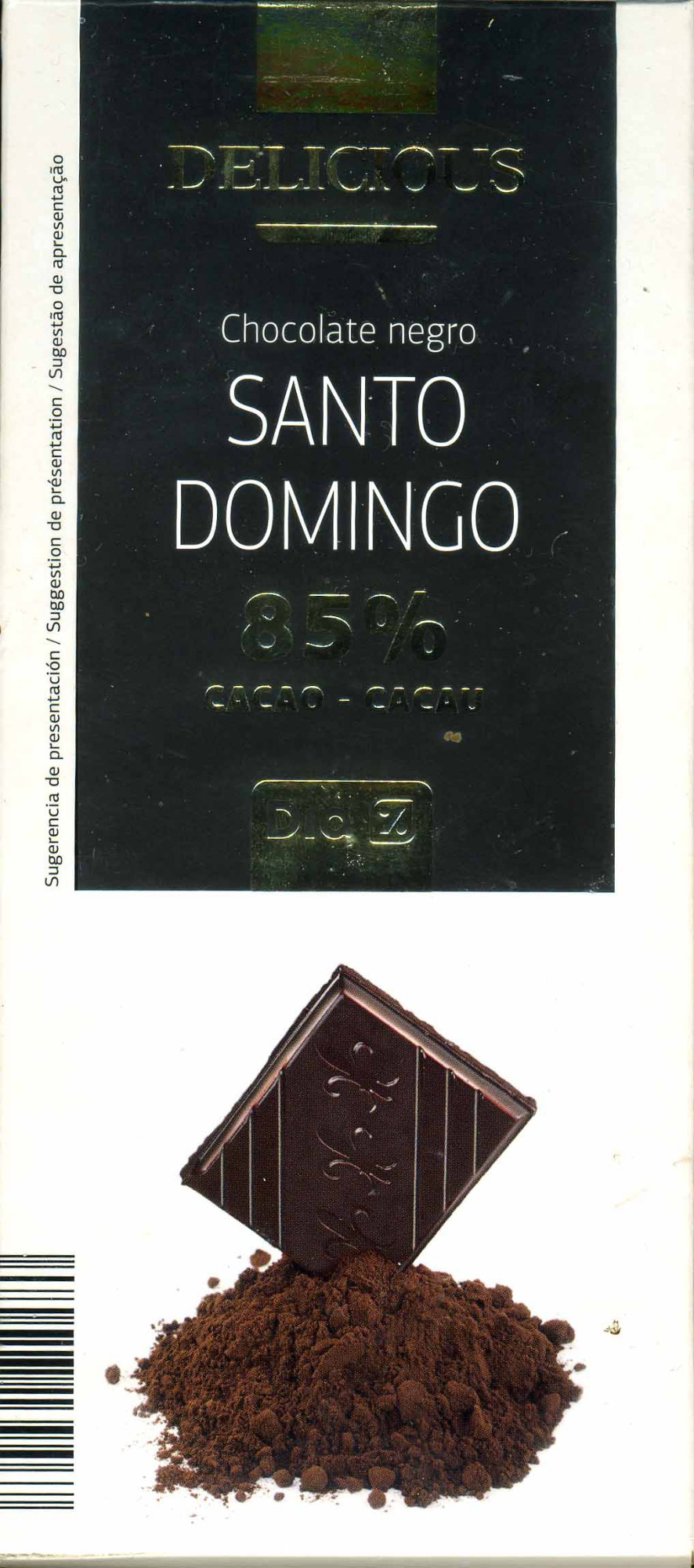 Tableta de chocolate negro 85% cacao Origen Santo Domingo - Product - es