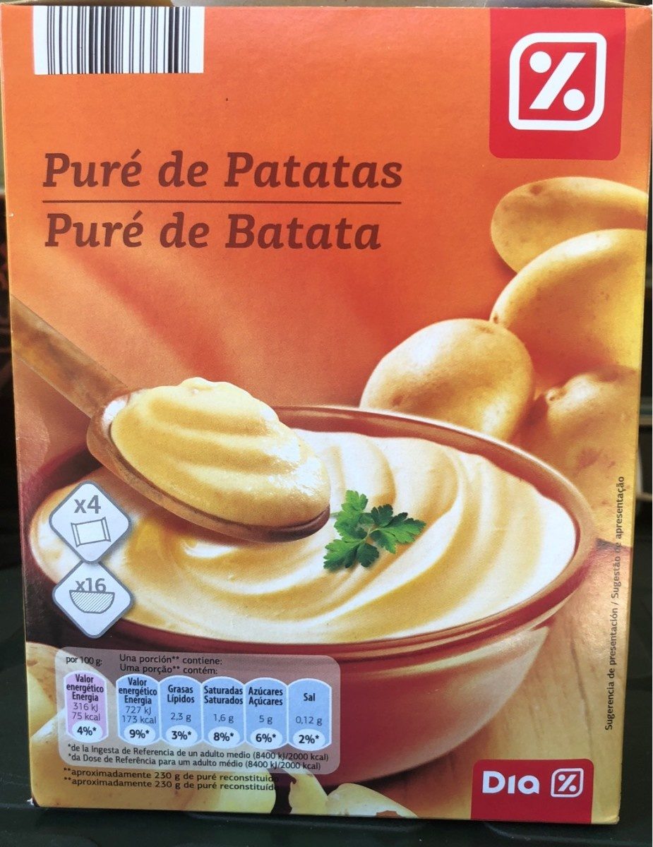 Puré de patatas - Produit