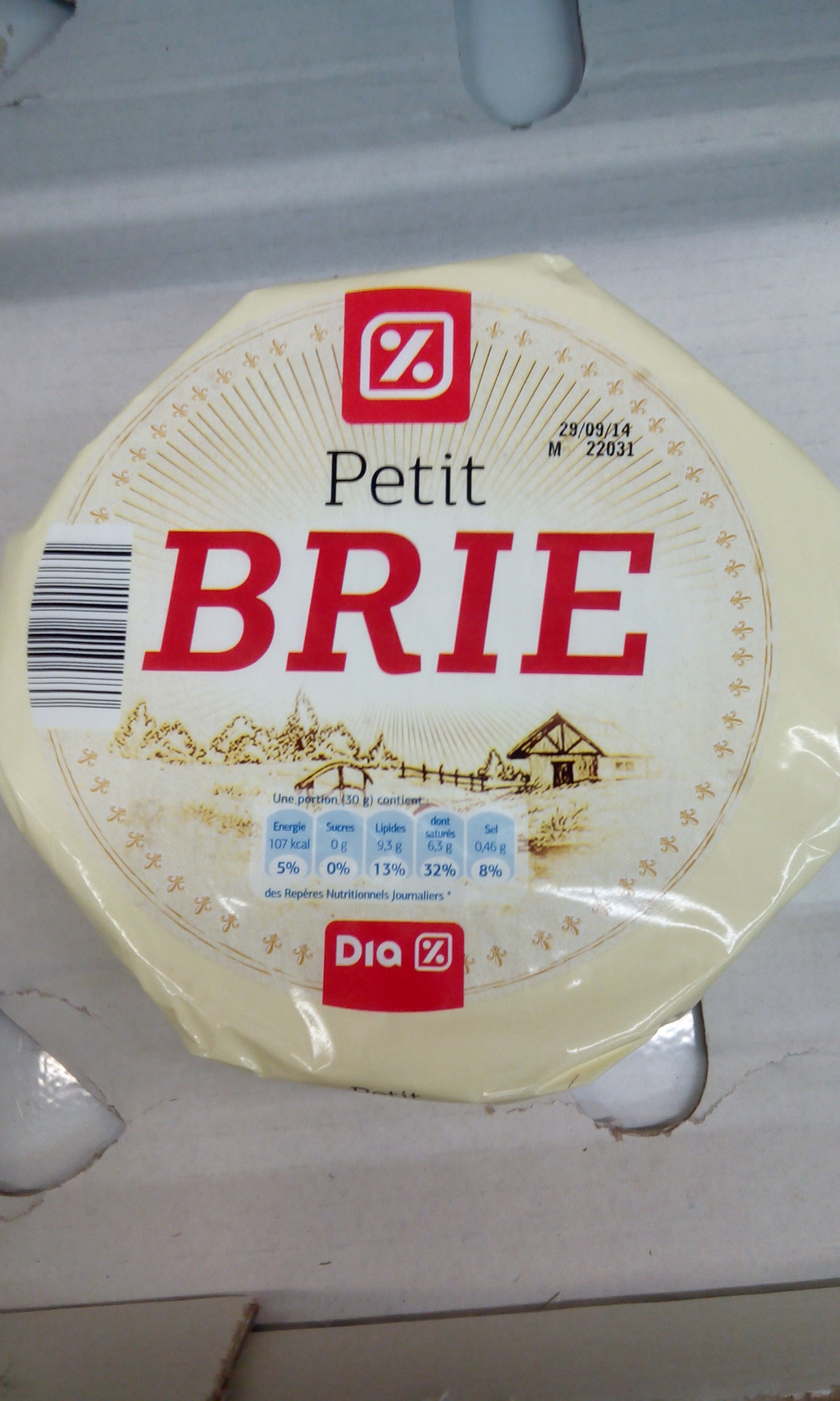 Petit Brie (31% MG) 500 g - Produit