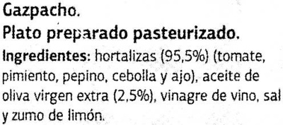 Gazpacho - Ingrediënten - es